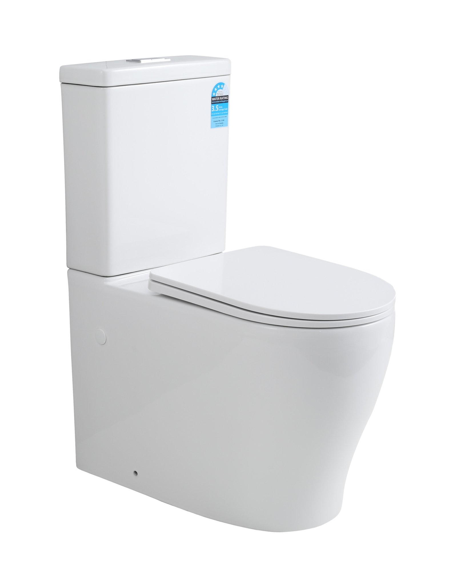 zeus Zeus Rimless Tornado Toilet Suite - Image 1