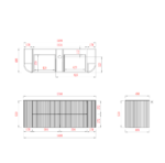 Linear VII 1200-1500mm Curve Wall Hung Vanity - Image 5