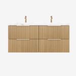 Hudson 1200-1500mm V-Groove Wall Hung Vanity