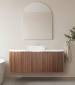 Linear VI 1200mm Curve Wall Hung Vanity
