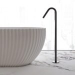 Acilia Oval Acrylic Freestanding Bathtub- Matt White - Image 2