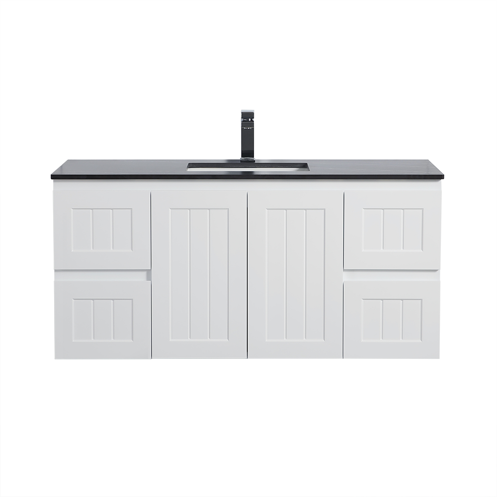 AC124W-MW Sena Country Style 1200mm Wall Hung Vanity - Image 1