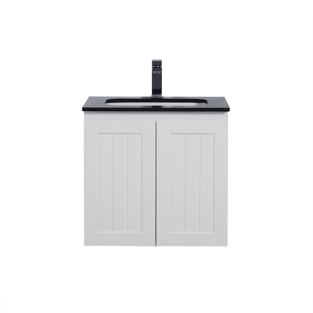 AC64W-MW Sena Country Style 600mm Wall Hung Vanity - Image 1