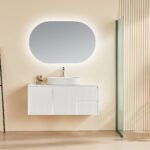 Wave Fluted 1200mm Wall Hung Vanity