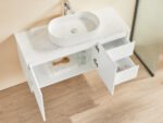 Wave Fluted 1200mm Wall Hung Vanity - Image 4
