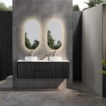 Wave Fluted 1500mm Wall Hung Vanity