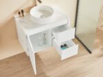 Wave Fluted 750mm Wall Hung Vanity - Image 8