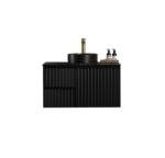 Wave Fluted 900mm Wall Hung Vanity - Image 7