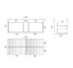 Hudson 600-900mm V-Groove Wall Hung Vanity - Image 6