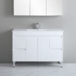 BIANCA 1200mm Waterproof PVC Freestanding Vanity Single Bowl