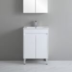 BIANCA 600mm Waterproof PVC Freestanding Vanity