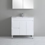 BIANCA 900mm Waterproof PVC Freestanding Vanity