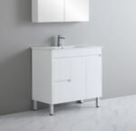 BIANCA 900mm Waterproof PVC Freestanding Vanity - Image 3
