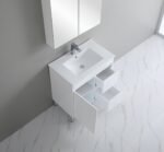 BIANCA 750mm Waterproof PVC Freestanding Vanity - Image 4
