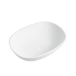 BAS5540-Stone Basin -Matt White