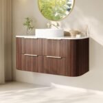Linear VII 1200-1500mm Curve Wall Hung Vanity - Image 2
