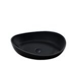 BAS3002-Stone Basin -Matt Black