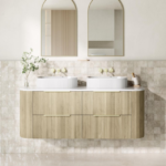 Linear VII 1200-1500mm Curve Wall Hung Vanity