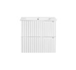 Elwood V-Groove 600mm Wall Hung Vanity