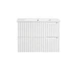 Elwood V-Groove 750mm Wall Hung Vanity