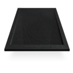 Archi Lux Onyx Black Slate Stone Resin Rectangular Shower Base - Image 3