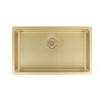 Arvello 750 x 450mm Single Bowl Above-Undermount Nano PVD Kitchen Sink-R15