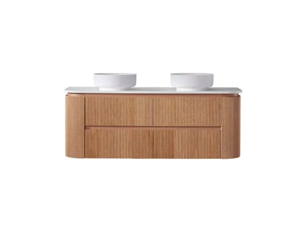 CWH68-1500D-600x686 - Copy Arvello 900MM-1500mm Fluted Curve Woodgrain Wall Hung Vanity - Image 1