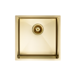 Arvello 450 x 450mm Single Bowl Above-Undermount Nano PVD Kitchen Sink-R15