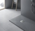 Archi Pro Dark Grey Slate Stone Resin Rectangular Shower Base - Image 5