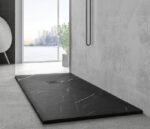 Archi Pro Nero Marquina Slate Stone Resin Rectangular Shower Base - Image 2