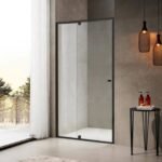 Semi frame wall to wall showerscreen