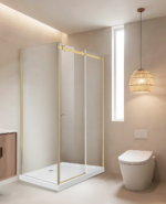 Frameless Adjustable Sliding Shower Screen
