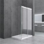 Frameless Adjustable Sliding Shower Screen - Image 2
